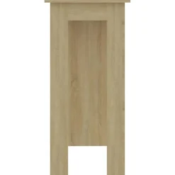 vidaXL - Bartafel met schappen - Sonoma eiken - Bewerkt hout - 102x50 cm New