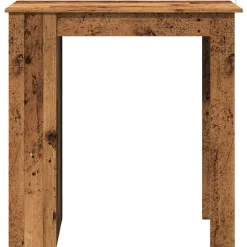 vidaXL - Bartafel met schappen - Oud hout - Bewerkt hout - 102x50 cm New