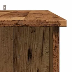 vidaXL - Bartafel met schappen - Oud hout - Bewerkt hout - 102x50 cm New