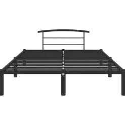 vidaXL - Bed frame met arc hoofdeinde - Zwart - Metaal - 160x200 cm Best
