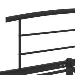 vidaXL - Bed frame met arc hoofdeinde - Zwart - Metaal - 160x200 cm Best