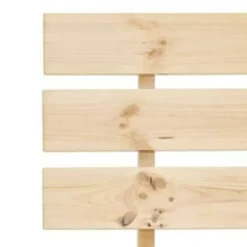 vidaXL - Bed frame met hoofdeinde - Bruin - Massief grenenhout - 120x200 cm Clearance
