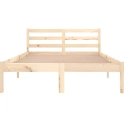 vidaXL - Bed frame met hoofdbord - Massief grenenhout - 120x200 cm Discount