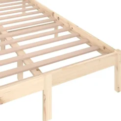 vidaXL - Bed frame met hoofdbord - Massief grenenhout - 120x200 cm Discount