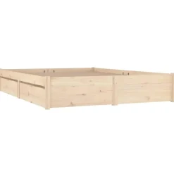 vidaXL - Bed frame met lades - Naturel - Massief grenenhout - 140x200 cm Hot