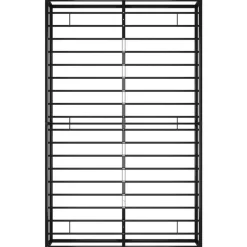 vidaXL - Bed frame met latternbodem - Zwart - Metaal - 120x200 cm Online