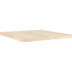 vidaXL - Bed frame pallet - Naturel - Massief grenenhout - 180x200 cm Discount