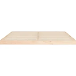 vidaXL - Bed frame pallet - Naturel - Massief grenenhout - 180x200 cm Discount