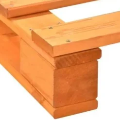 vidaXL - Bed frame pallet - Bruin - Massief grenenhout - 180x200 cm