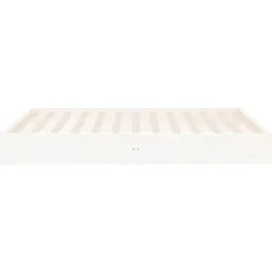 vidaXL - Bed frame pallet - Wit - Massief hout - 120x200 cm Sale