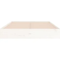 vidaXL - Bed frame pallet - Wit - Massief hout - 140x200 cm Best