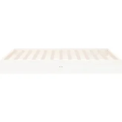 vidaXL - Bed frame pallet - Wit - Massief hout - 140x200 cm Best