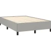 vidaXL - Bed frame zonder matras - Lichtgrijs - Stof - 120x200 cm Online