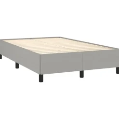 vidaXL - Bed frame zonder matras - Lichtgrijs - Stof - 120x200 cm Online