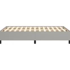 vidaXL - Bed frame zonder matras - Lichtgrijs - Stof - 120x200 cm Online