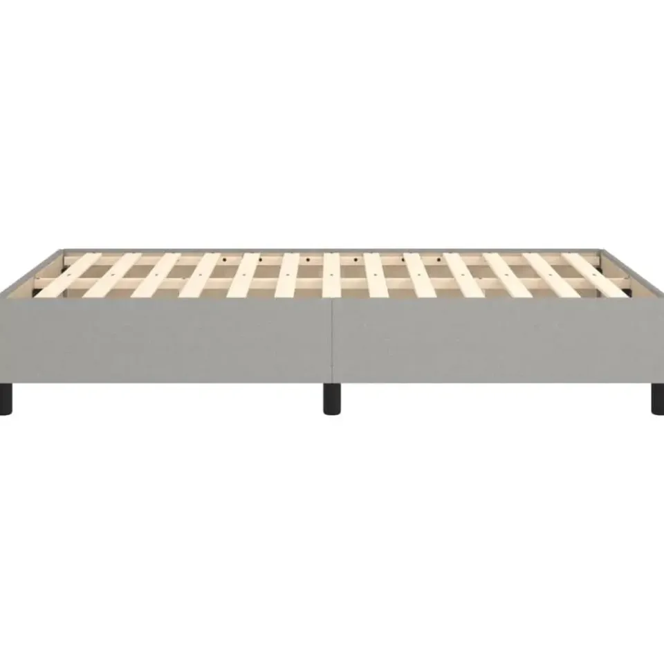 vidaXL - Bed frame zonder matras - Lichtgrijs - Stof - 120x200 cm Online