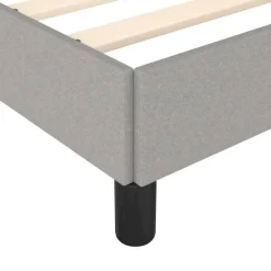 vidaXL - Bed frame zonder matras - Lichtgrijs - Stof - 120x200 cm Online