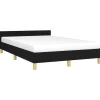 vidaXL - Bed frame zonder matras - Zwart - Stof - 120x200 cm Sale