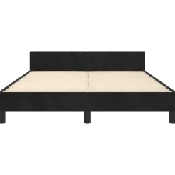 vidaXL - Bed frame zonder matras - Zwart - Fluweel - 140x200 cm New