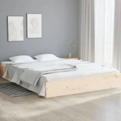 vidaXL - Bed frame zonder matras - Massief hout - 120x200 cm Clearance