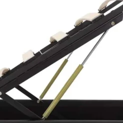 vidaXL - Bed met opbergruimte en LED - Zwart - Kunstleer - 160x200 cm Hot