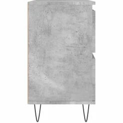 vidaXL - Betongrijs Wastafelonderkast - 1 deur 4 lades - Hout - 80x33x60 cm New