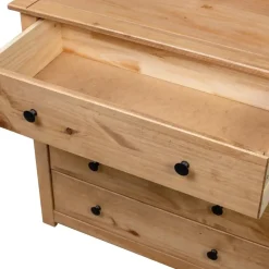 vidaXL - Bijzetkast - Bruin - Grenenhout Online