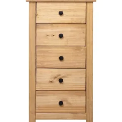 vidaXL - Bijzetkast - Bruin - Grenenhout New