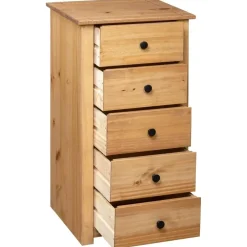 vidaXL - Bijzetkast - Bruin - Grenenhout New