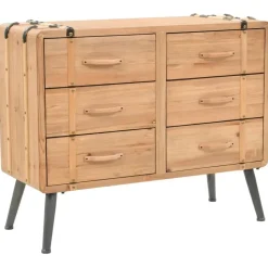 vidaXL - Bijzetkast - Bruin - Hout Hot