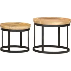 vidaXL - Bijzettafel - Bruin - Hout Sale