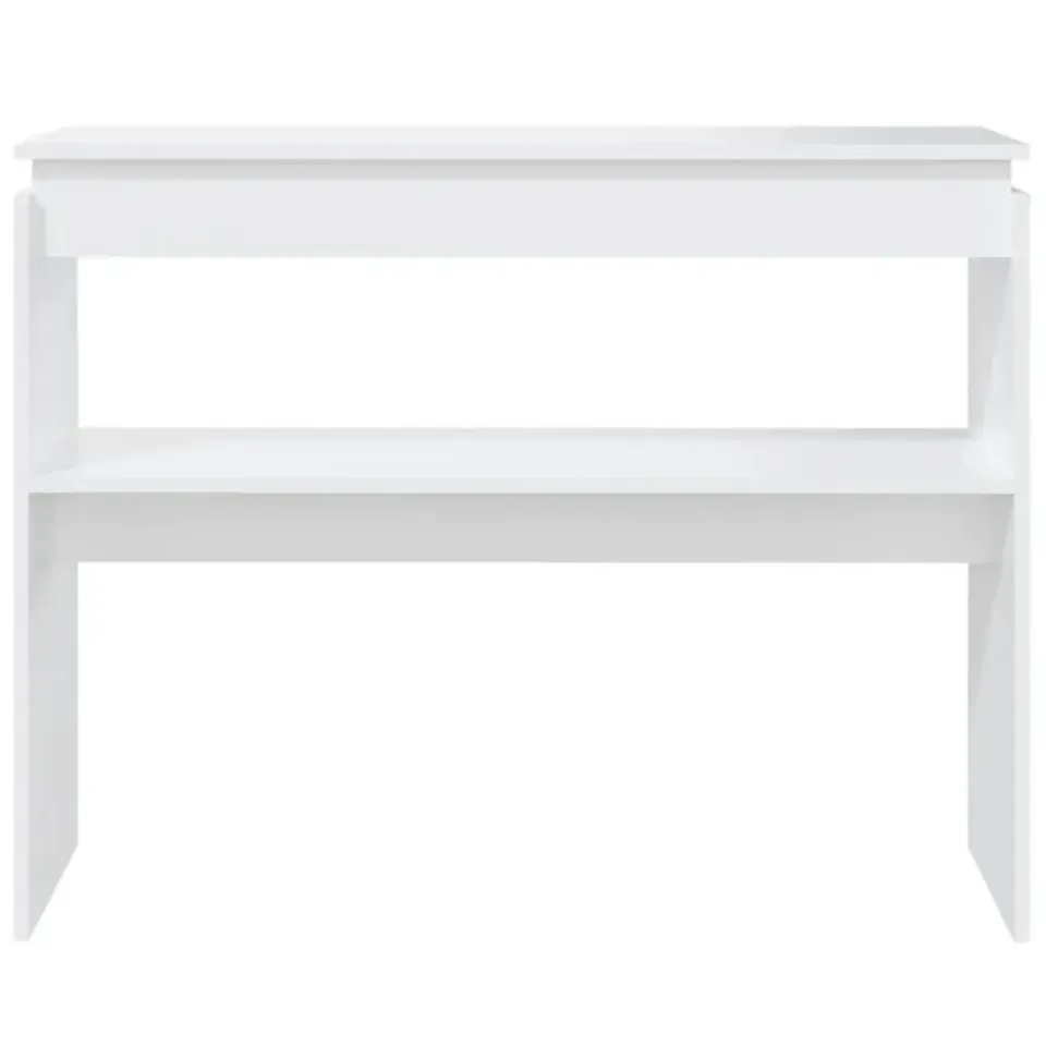 vidaXL - Bijzettafel - Wit - Bewerkt hout Hot