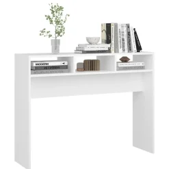 vidaXL - Bijzettafel - Wit - Bewerkt hout Online