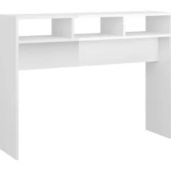 vidaXL - Bijzettafel - Wit - Bewerkt hout Online