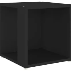 vidaXL - Bijzettafel - Zwart - Bewerkt hout - 33 x 33 x 34.5 cm Sale