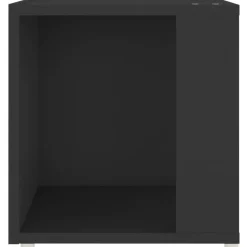 vidaXL - Bijzettafel - Zwart - Bewerkt hout - 33 x 33 x 34.5 cm Sale