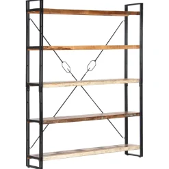 vidaXL - Boekenkast - Bruin - Gerecycled hout Clearance