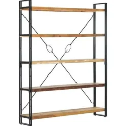 vidaXL - Boekenkast - Bruin - Gerecycled hout Clearance