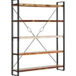 vidaXL - Boekenkast - Bruin - Gerecycled hout Clearance