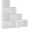 vidaXL - Boekenkast - Wit - Bewerkt hout Clearance