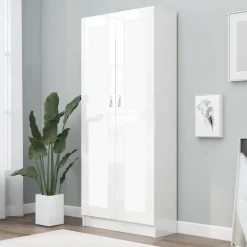 vidaXL - Boekenkast - Wit - Bewerkt hout Online