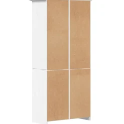 vidaXL - Boekenkast - Wit - Grenenhout Hot