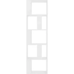 vidaXL - Boekenkast - Wit - Bewerkt hout Clearance