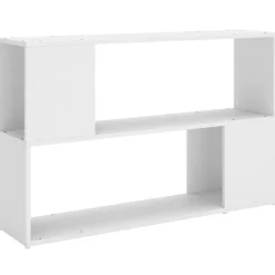 vidaXL - Boekenkast - Wit - Bewerkt hout - 100 x 24 x 63 cm Clearance