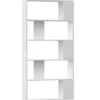 vidaXL - Boekenkast - Wit - Bewerkt hout Best