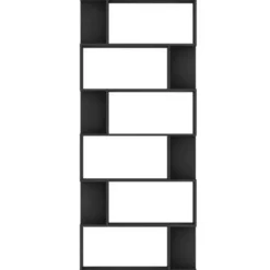 vidaXL - Boekenkast - Zwart - Bewerkt hout Best