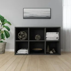 vidaXL - Boekenkast - Zwart - Bewerkt hout - 66 x 30 x 98 cm Clearance