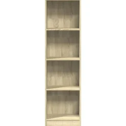 vidaXL - Boekenkast met 4 vakken - Sonoma eiken - Bewerkt hout - 40x24x143 cm Hot