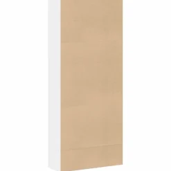 vidaXL - Boekenkast met 5 vakken voor kantoor - Wit - Hout - 80x30x189 cm New