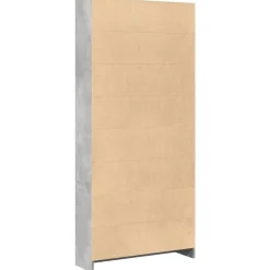 vidaXL - Boekenkast met 5 vakken - Betongrijs - Bewerkt hout - 80x24x176 cm Hot
